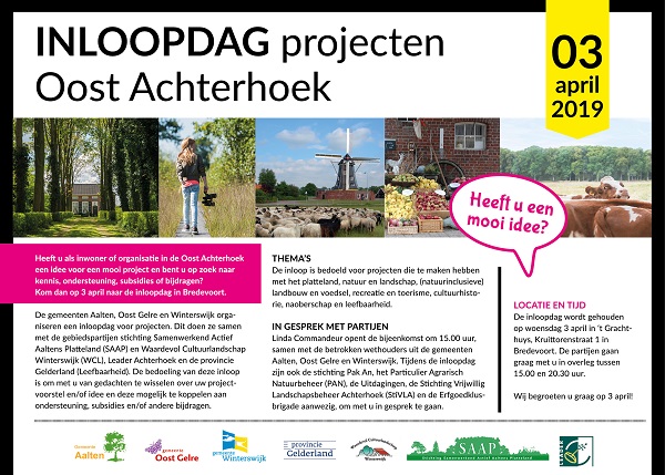 Inloopdag projecten Oost Achterhoek
